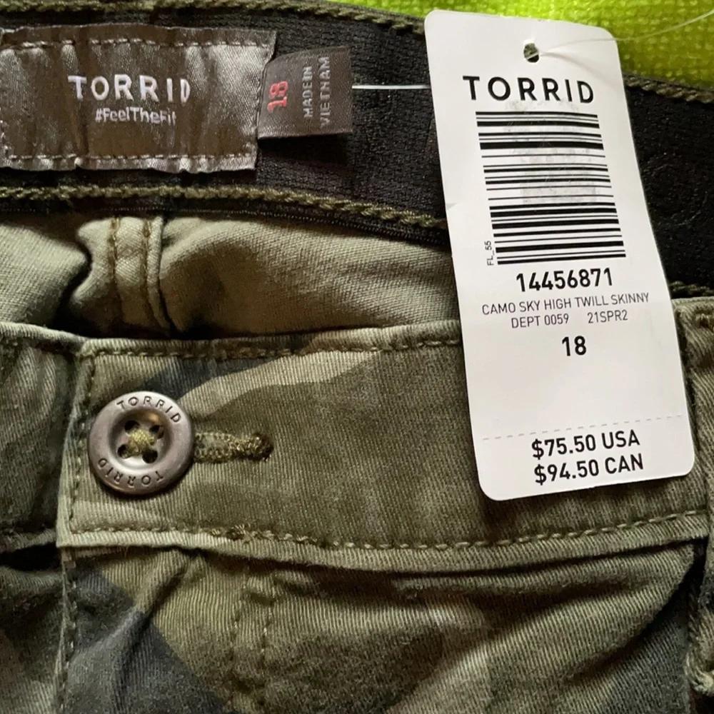 Torrid Camouflage Skinny Jeans - Picture 3 of 14
